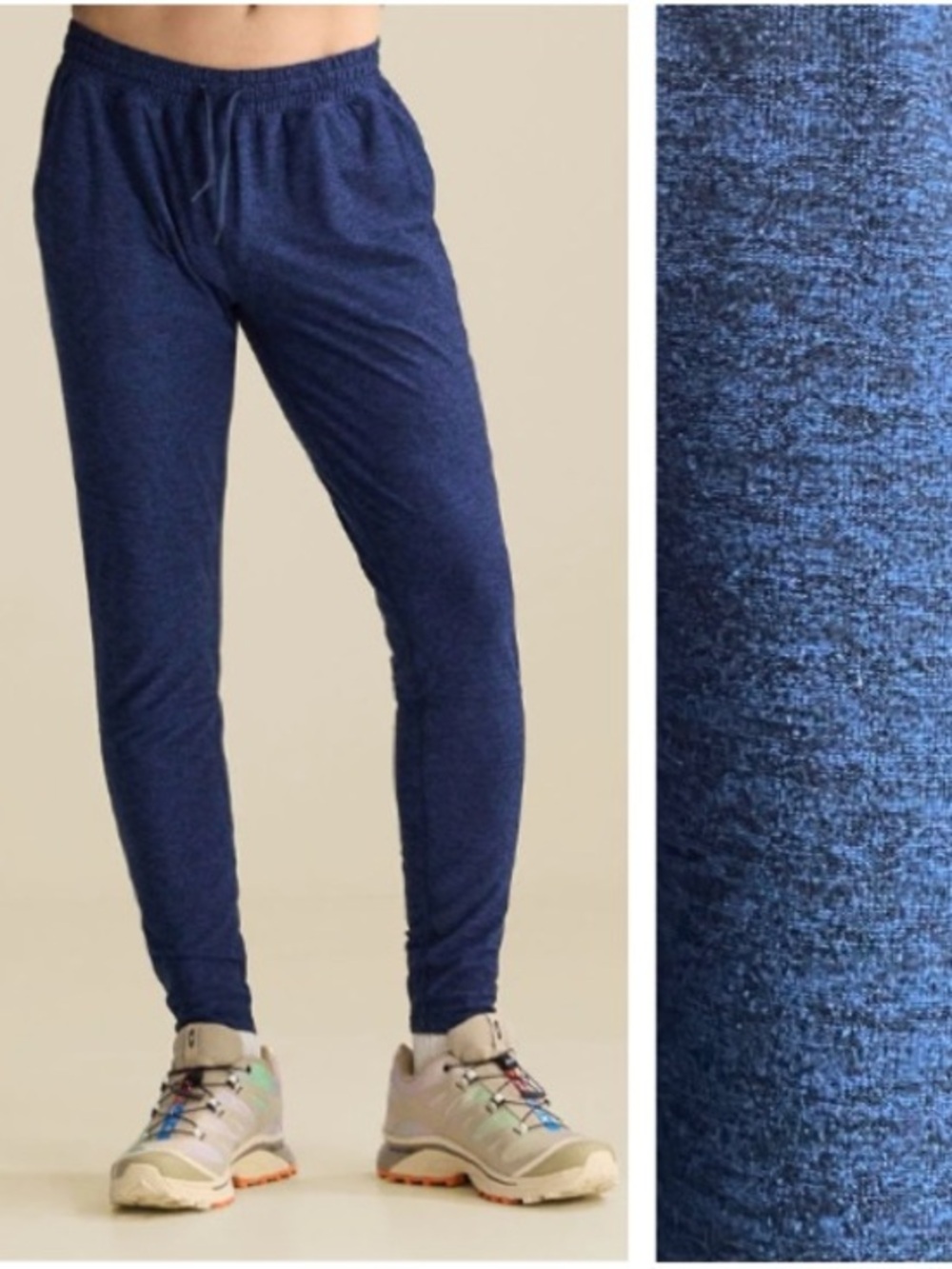 Outdoor Voices Blue Cloudknit Slim
Joggers Pants Small